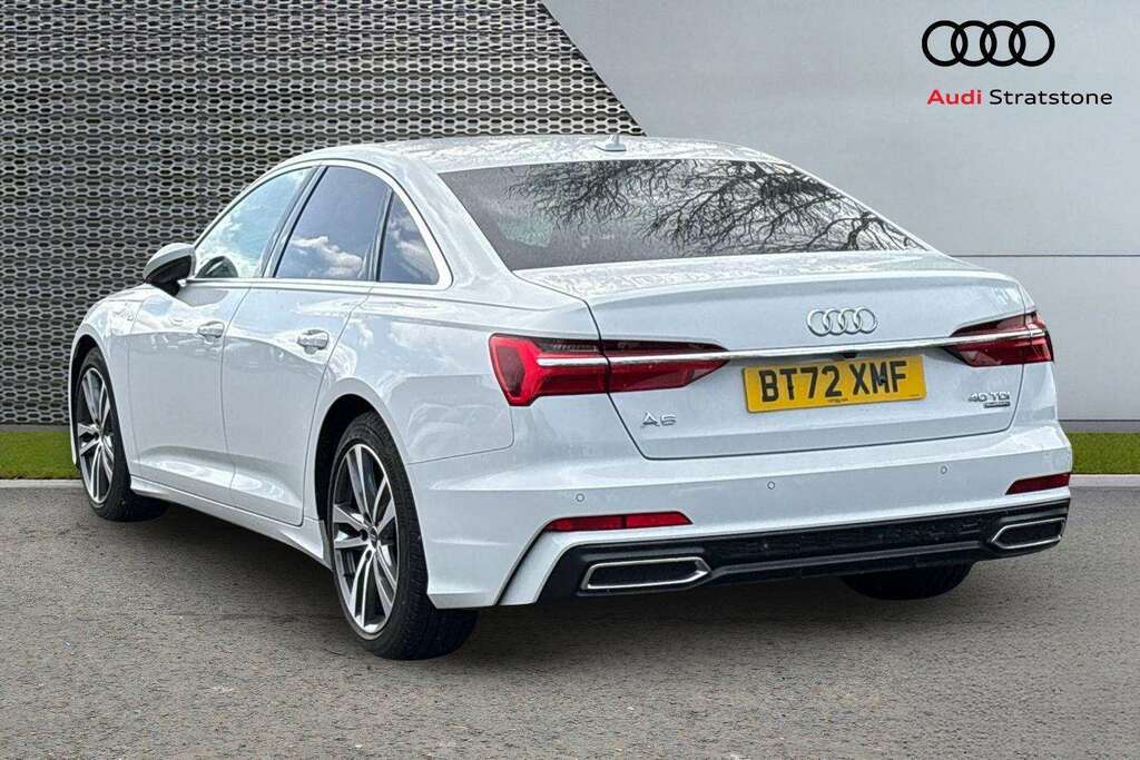 Audi A6 40 Tdi Quattro S Line S Tronic Tech Pack 202 White #3