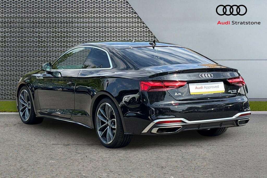 Audi A5 40 Tdi Quattro S Line S Tronic 2020 Black #3