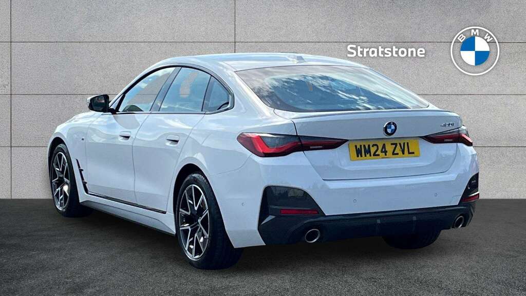 BMW 4 Series 420I M Sport Step 2024 White #2