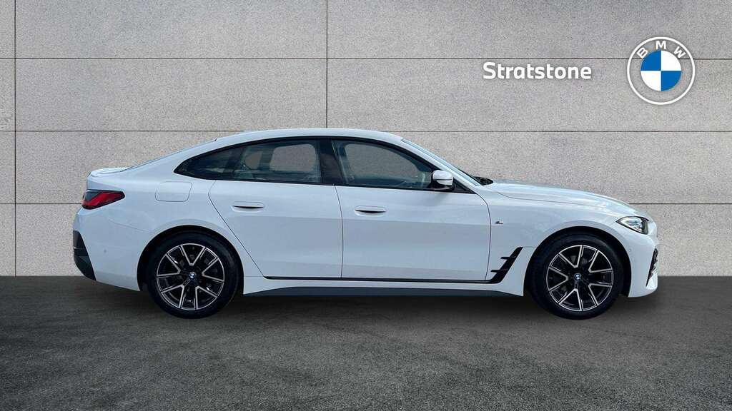 BMW 4 Series 420I M Sport Step 2024 White #3