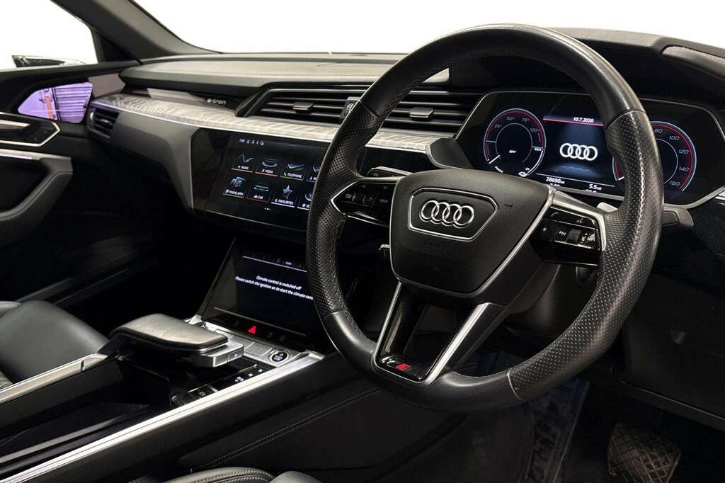 Audi E-tron 300Kw 55 Quattro 95Kwh Vorsprung 2022 Blue #6