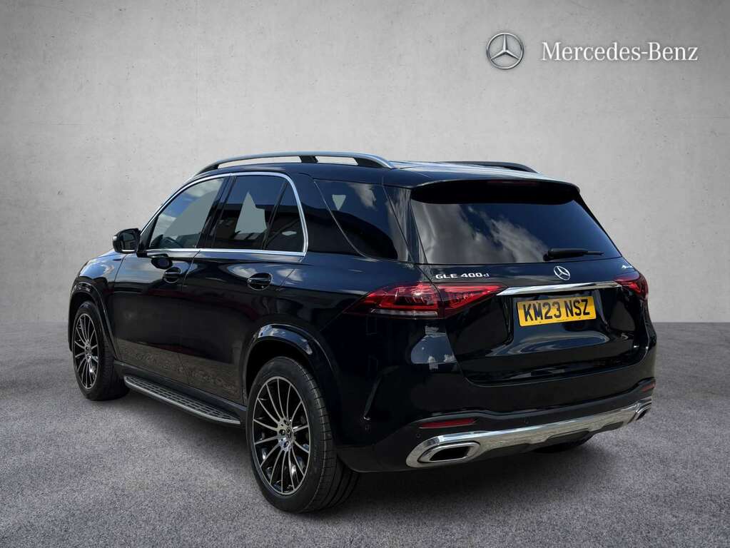 Mercedes-Benz GLE Class 400D 4Matic Amg Line Prem 9G-tronic 7 St 202 KM23NSZ Black #2