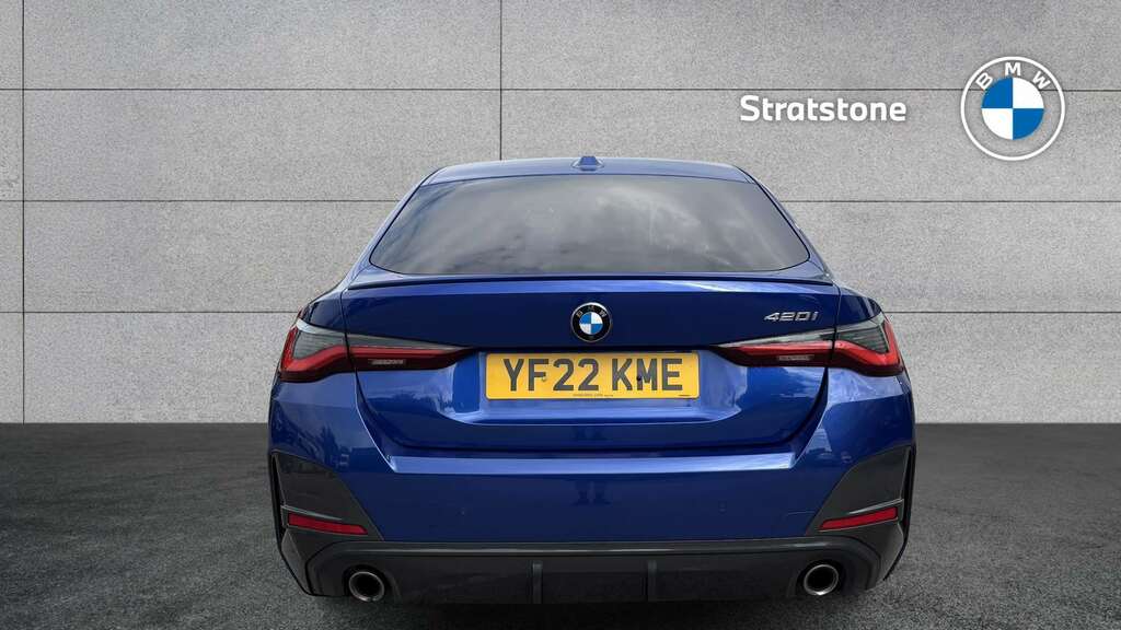 BMW 4 Series 420I M Sport Step 2022 Blue #6