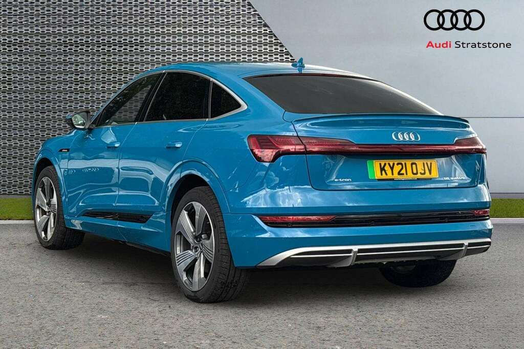 Audi E-tron 300Kw 55 Quattro 95Kwh S Line 2021 Blue #3