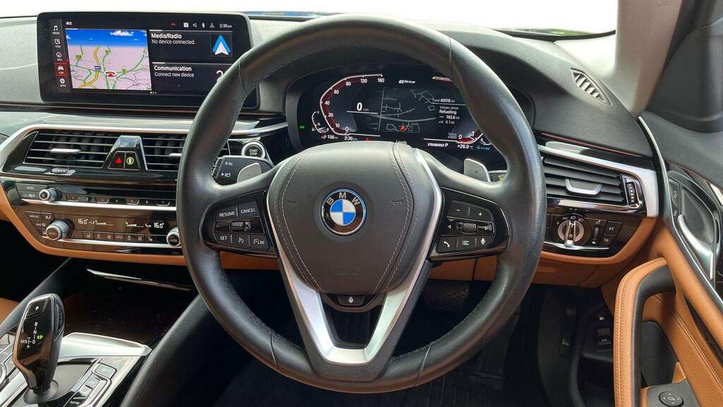 BMW 5 Series 530E Se 2023 Black #6