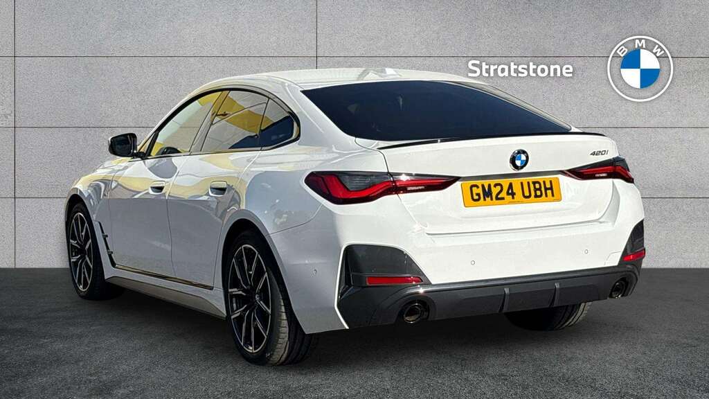 BMW 4 Series 420I M Sport Step 2024 White #2