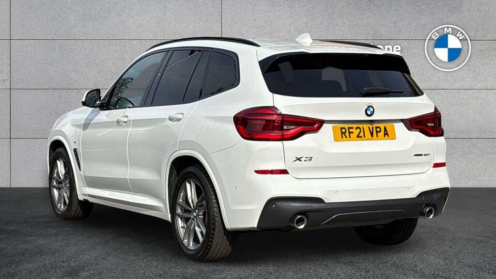 BMW X3 Xdrive20i M Sport Step 2021 White #2