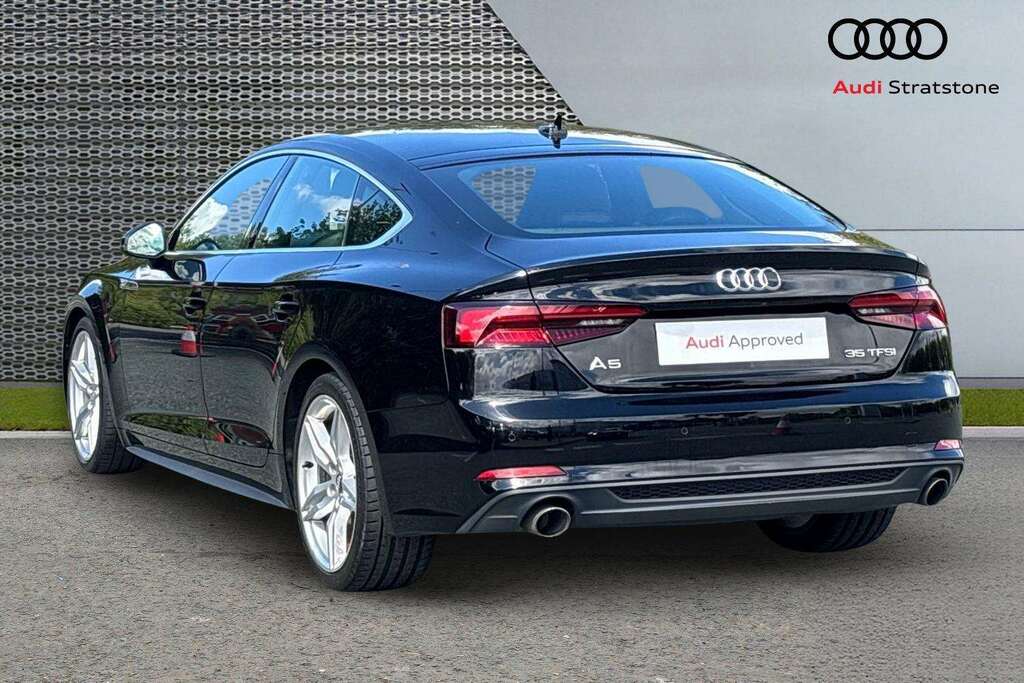 Audi A5 35 Tfsi S Line S Tronic 2019 Black #3