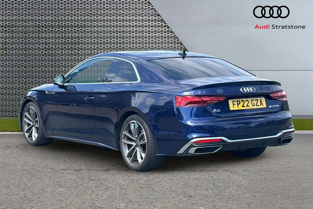 Audi A5 40 Tfsi 204 S Line S Tronic 2022 Blue #3