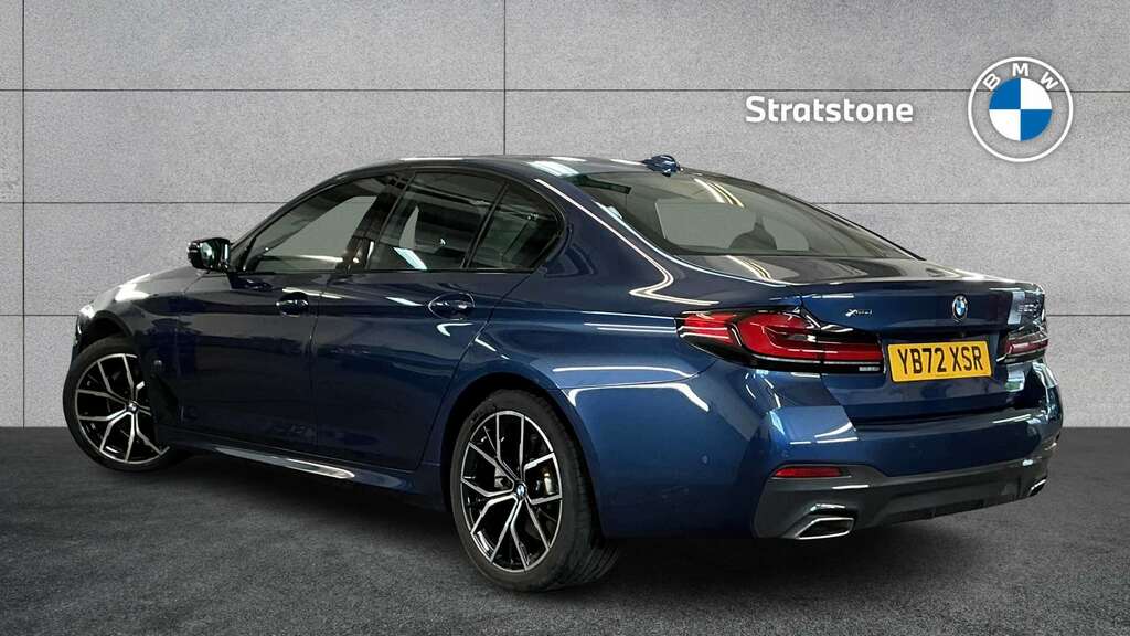 BMW 5 Series 520D Xdrive Mht M Sport Step 2023 Blue #2