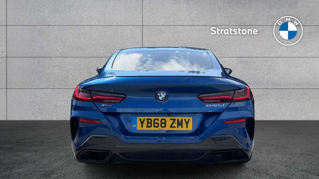 BMW 8 Series 840D Xdrive 2018 Blue #6