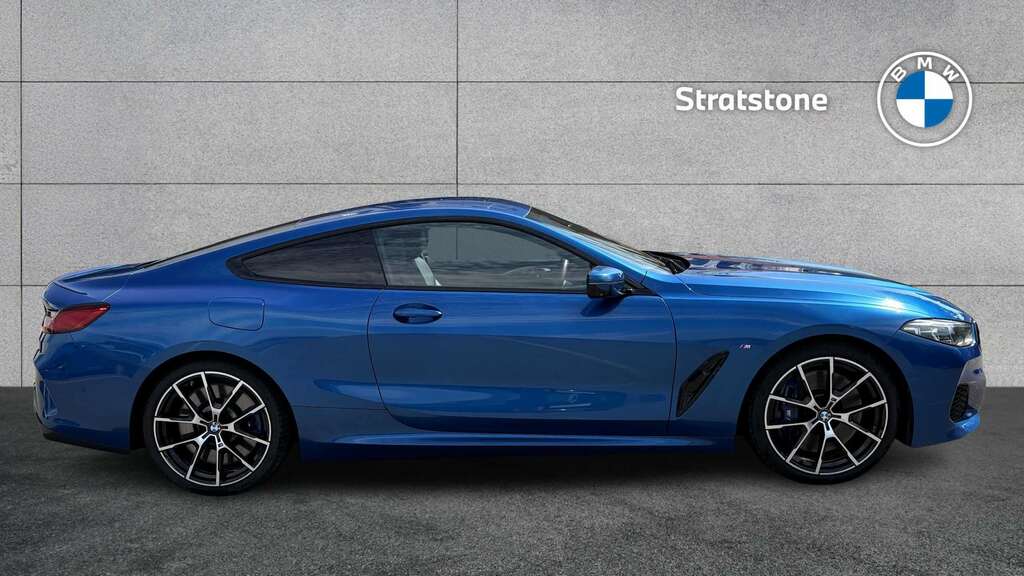BMW 8 Series 840D Xdrive 2018 Blue #3
