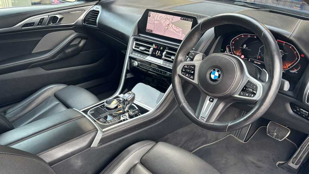 BMW 8 Series 840D Xdrive 2018 Blue #4