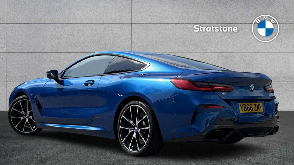 BMW 8 Series 840D Xdrive 2018 Blue #2