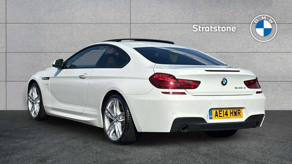 BMW 6 Series 640D M Sport 2014 White #2
