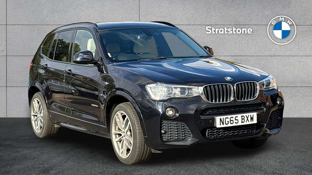 BMW X3 Xdrive20d M Sport Step 2016 Black