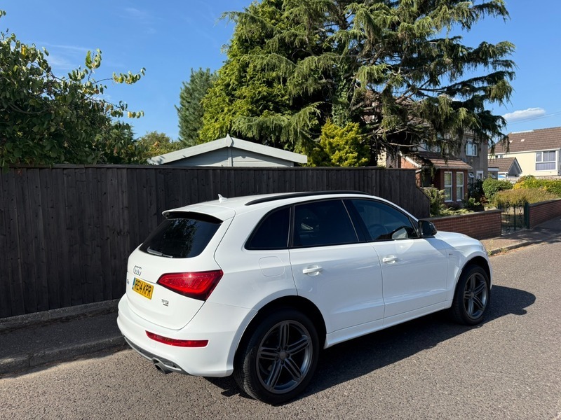 Audi Q5 Tfsi Quattro S Line White #3