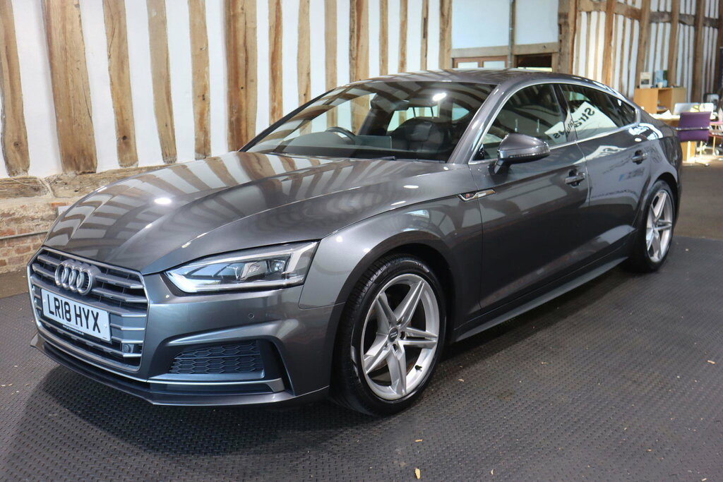 Audi A5 1.4 Tfsi S Line Sportback S Tronic Euro 6 S S Grey #3