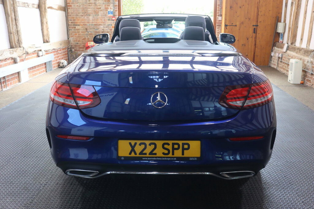 Mercedes-Benz C Class 2.0 C300d Amg Line Premium Cabriolet G-tronic E Blue #5