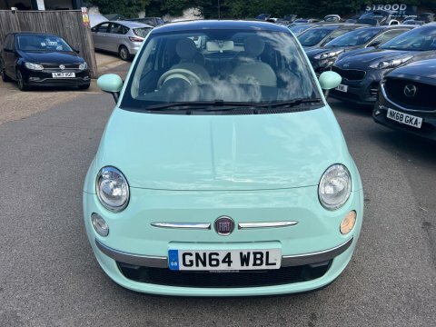 Fiat 500 Lounge Panoramic Roofair Con White #2