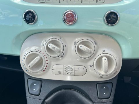 Fiat 500 Lounge Panoramic Roofair Con White #32
