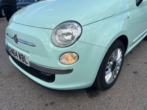 Fiat 500 Lounge Panoramic Roofair Con White #9