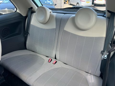 Fiat 500 Lounge Panoramic Roofair Con White #27