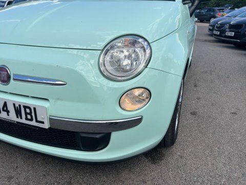 Fiat 500 Lounge Panoramic Roofair Con White #10