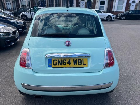 Fiat 500 Lounge Panoramic Roofair Con White #4