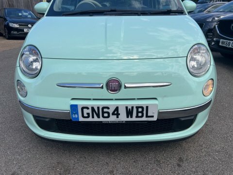 Fiat 500 Lounge Panoramic Roofair Con White #8