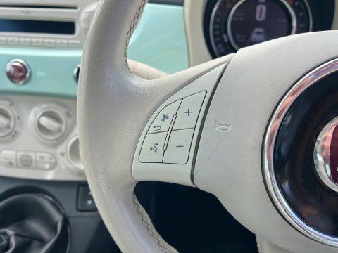 Fiat 500 Lounge Panoramic Roofair Con White #19