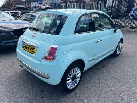 Fiat 500 Lounge Panoramic Roofair Con White #5