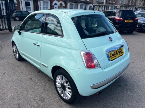Fiat 500 Lounge Panoramic Roofair Con White #3
