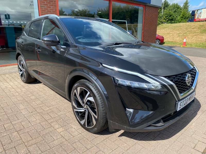 Nissan Qashqai Tekna 1.3 Dig-t 158 Mhev - 2022 22 ST22MHK Black #3