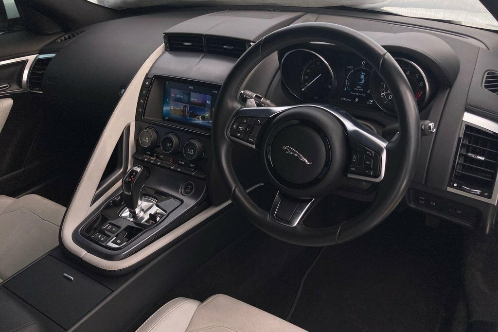 Jaguar F-Type 2017 3.0 V6 400 Sport Coupe Euro 6 Black #13