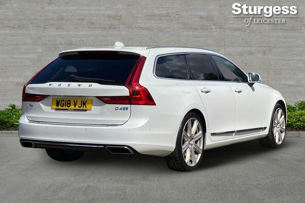 Volvo V90 2L Inscription Pro White #5