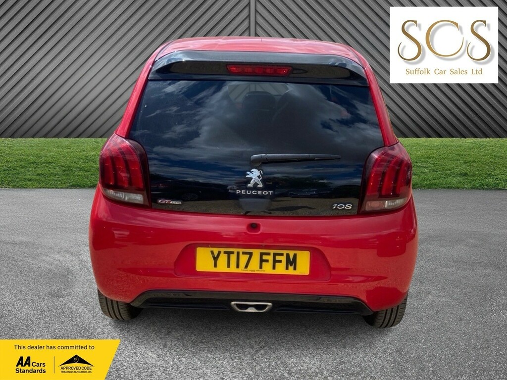 Peugeot 108 1.2 Puretech Gt Line Red #6