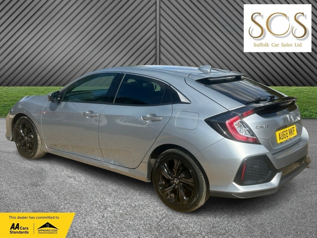 Honda Civic 1.0 Vtec Turbo Sr Silver #5