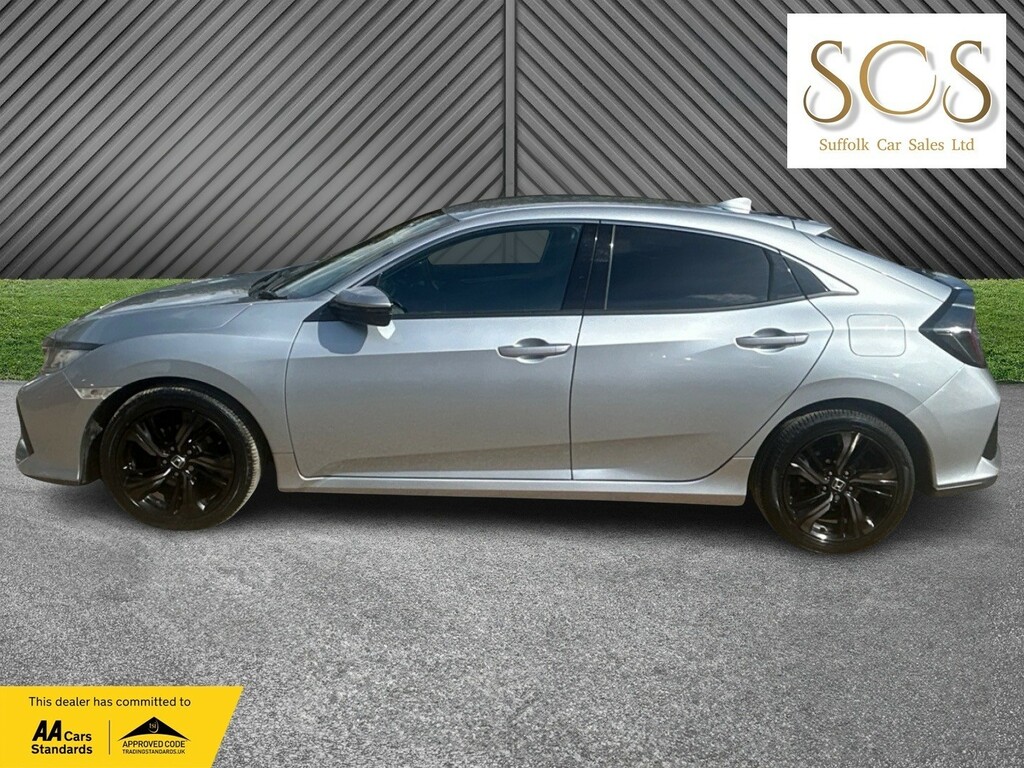 Honda Civic 1.0 Vtec Turbo Sr Silver #4