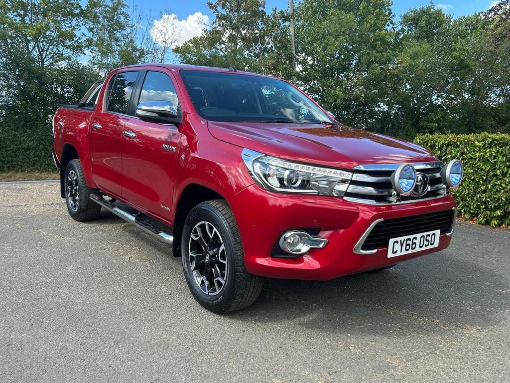 Toyota HILUX 2.4 D-4d Invincible X 4Wd Euro 6 Tss, 3. Red