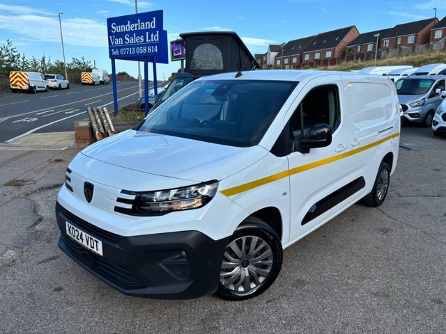 Peugeot Partner Bluehdi 950 Asphalt Long White