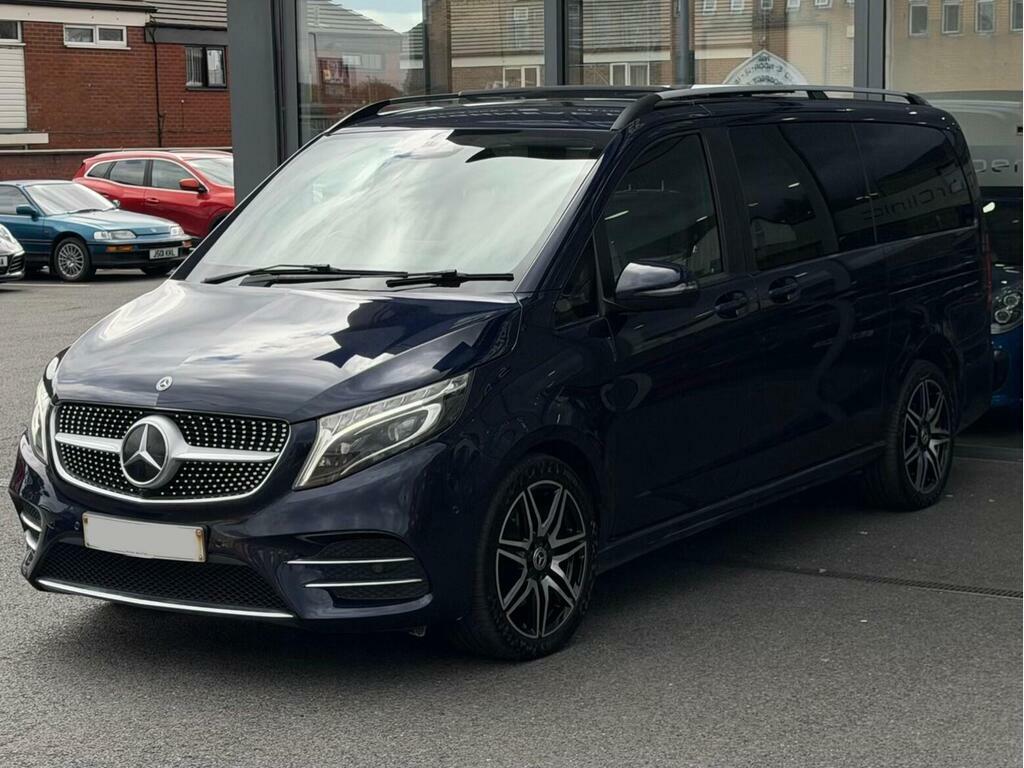 Mercedes-Benz V Class 2.0 V300d Amg Line G-tronic Euro 6 S S Blue #4