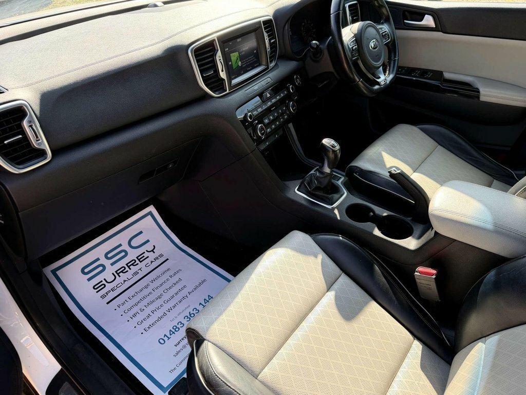 Kia Sportage 1.6L Gt-line White #6