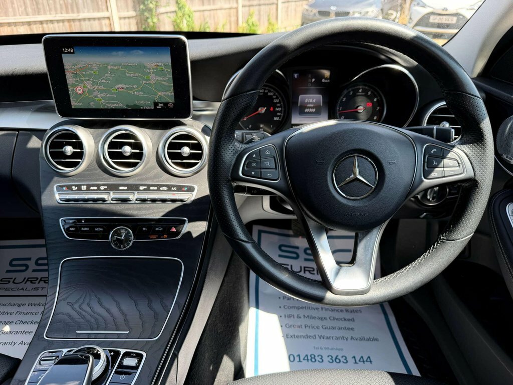 Mercedes-Benz C Class C250d Amg Line Premium Plus 9G-tronic Blue #7