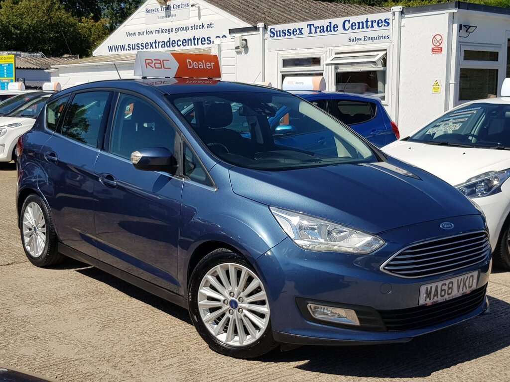 Ford C-Max 1.0T Ecoboost Titanium - Sat Nav - Exceptional Con MA68VKO Blue #2