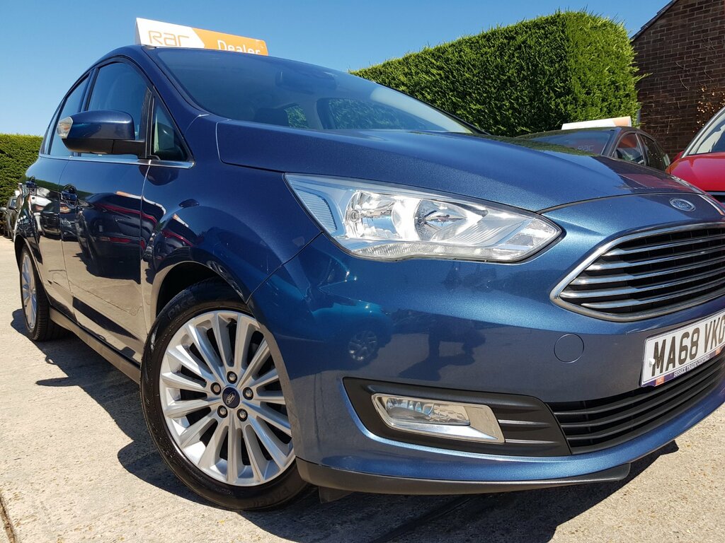 Ford C-Max 1.0T Ecoboost Titanium - Sat Nav - Exceptional Con MA68VKO Blue #3