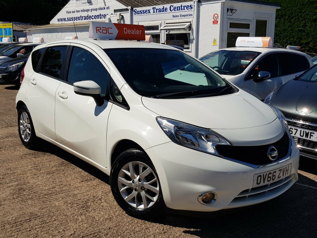Nissan Note 1.2 Acenta - Only 51,000 Miles Low Tax OV66ZVH White #2