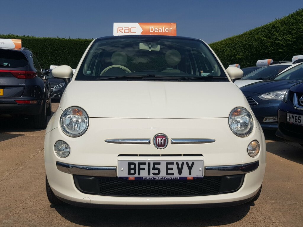 Fiat 500 1.2 Lounge - Pan Roof Only 39,000 Miles White #5