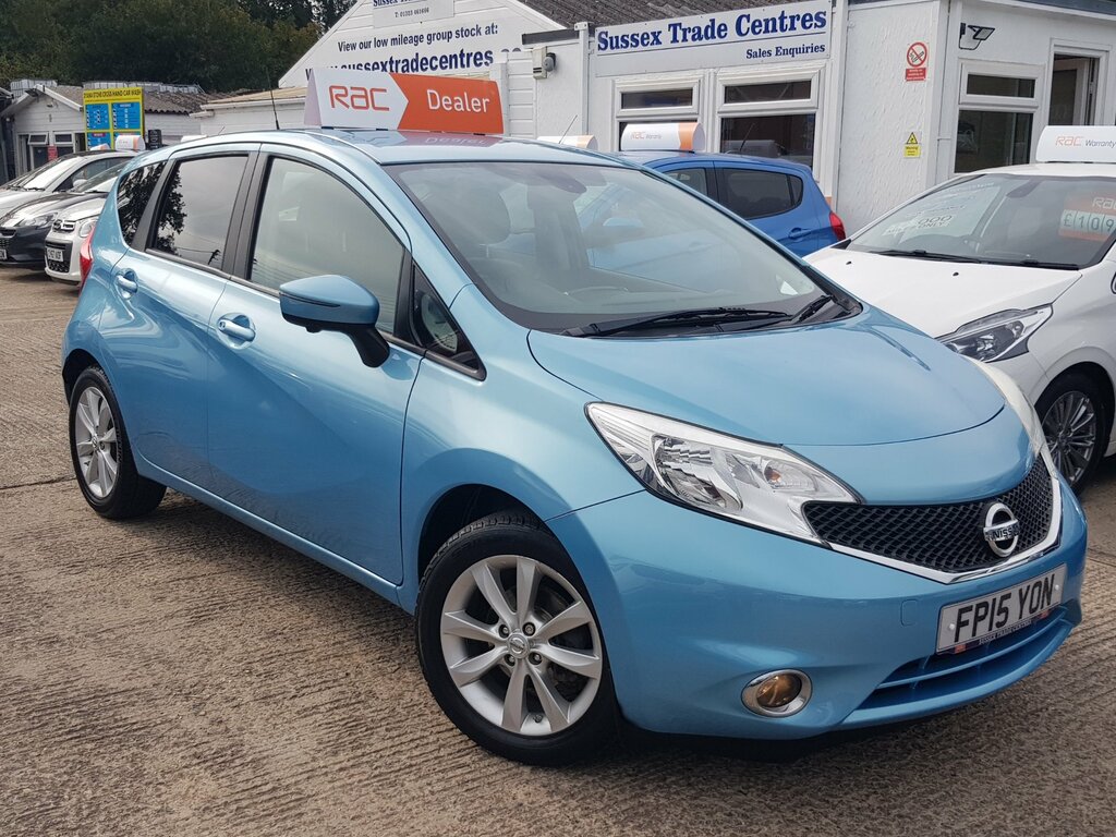 Nissan Note 1.2 Tekna - Only 25,000 Miles Sat-nav Blue #2