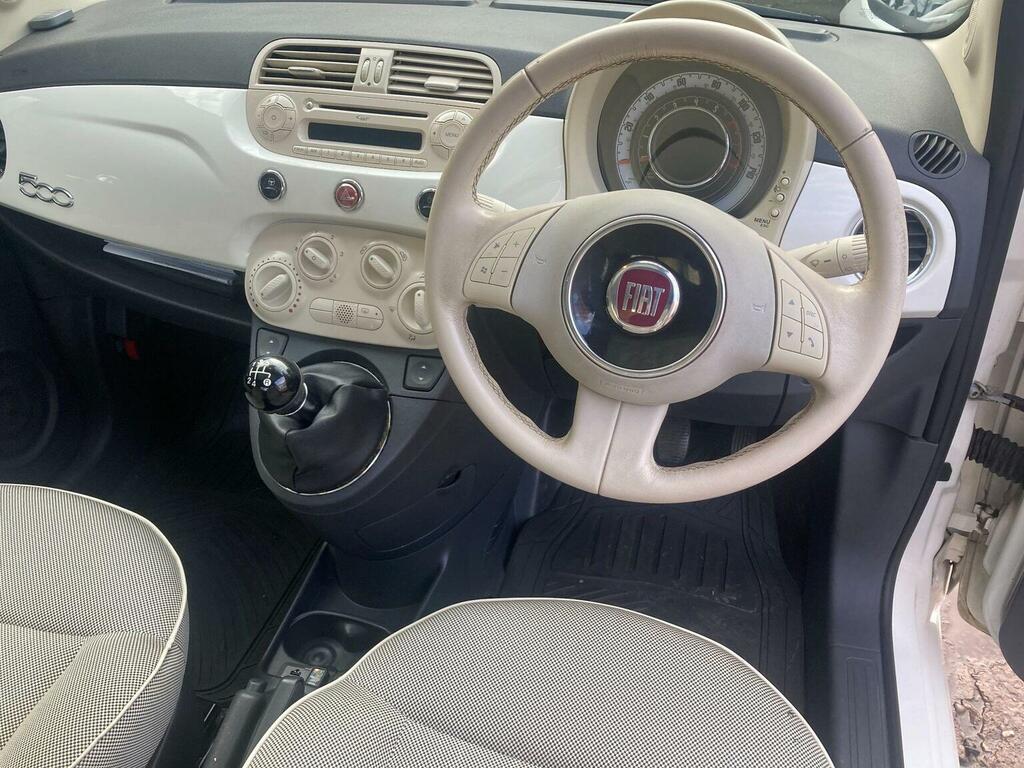 Fiat 500 1.2 Lounge Euro 5 Ss White #7